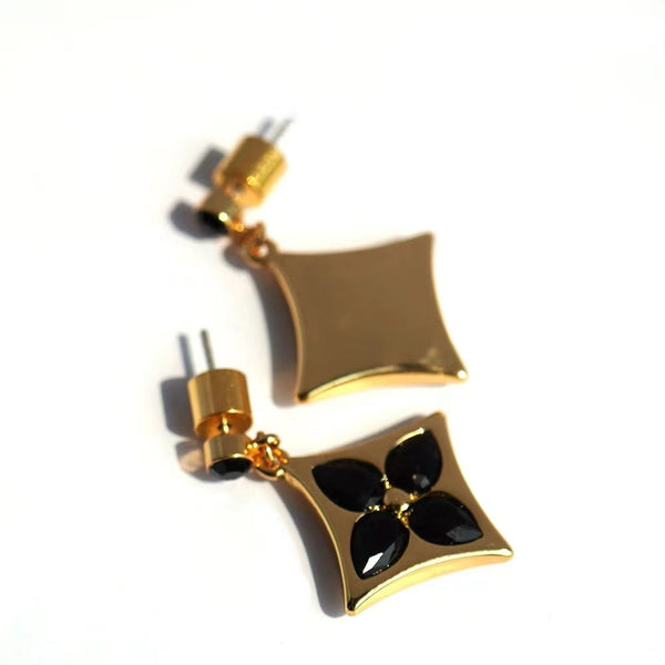 Charlotte Hoop and Charm, Black Obsidian