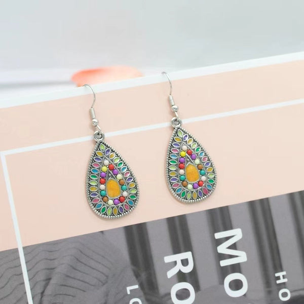 Carnelian Miyuki Mini Drop Earrings
