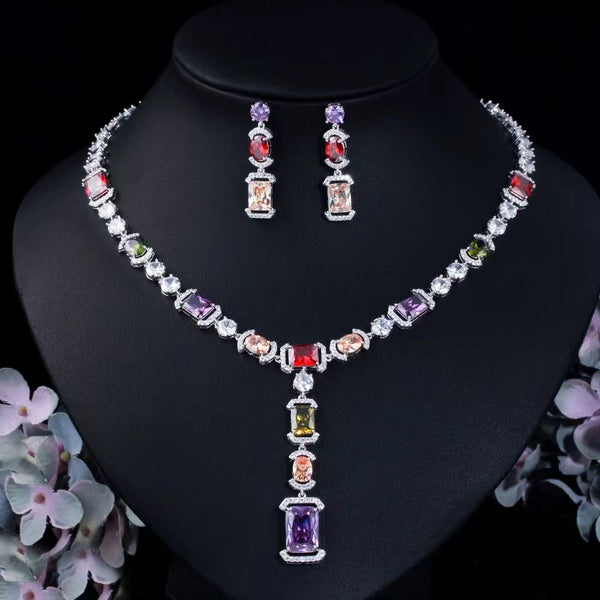 Colorful Marbella Statement Necklace