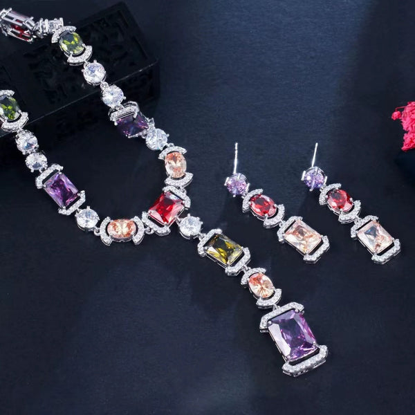 Colorful Marbella Statement Necklace