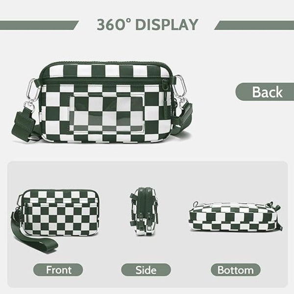 Outdoor Sports Waterproof Quilted Wallet