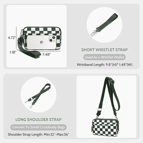 Outdoor Sports Waterproof Quilted Wallet